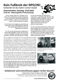 wegmitderjn-web  - Antifaschistisches Cafe Braunschweig