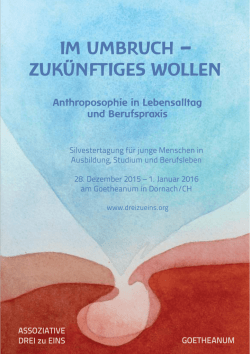 Im UmbrUch &ndash; ZUk&uuml;nftIges Wollen