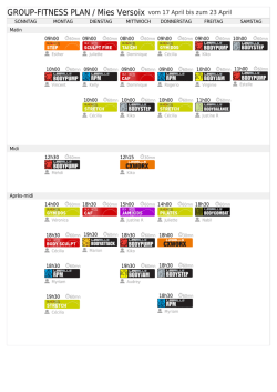 Group-Fitness Plan herunterladen