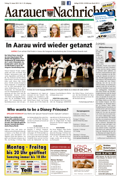 In Aarau wird wieder getanzt