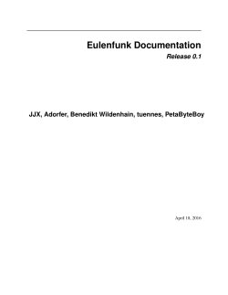 Eulenfunk Documentation