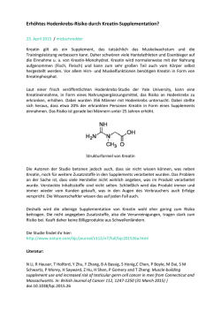 Yale Studie Zusammenhang Kreatinin & Hodenkrebs 2015