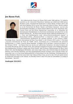 Joo Hyeon Park, S&uuml;dkorea