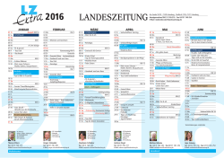 Sonderthemen 2016 - Landeszeitung.de