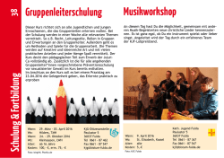Gruppenleiter- kurs