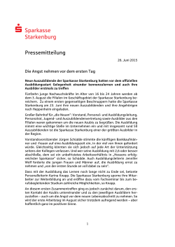 Pressemitteilung - Sparkasse Starkenburg