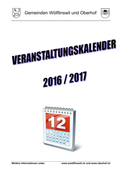 Gemeinden Wölflinswil und Oberhof