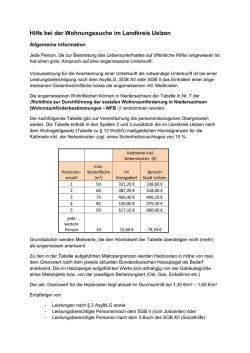 Hilfe bei der Wohnungssuche im Landkreis Uelzen (pdf 0,17 MB)