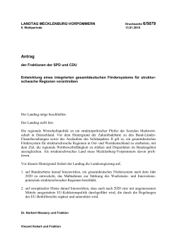 Antrag SPD/CDU-Koalition Drucksache 6/5079