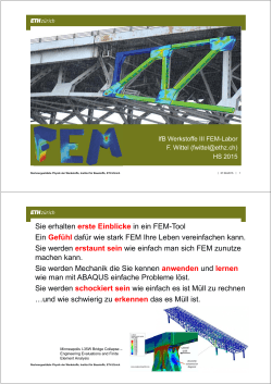Finite Elemente Einführung 2015 - IfB