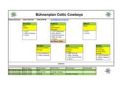 Bühnenplan Celtic Cowboys