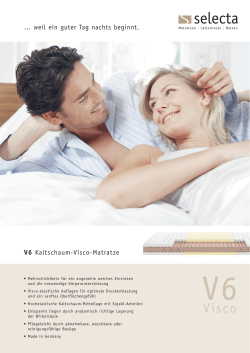 V6 Kaltschaum-Visco-Matratze Selecta PDF