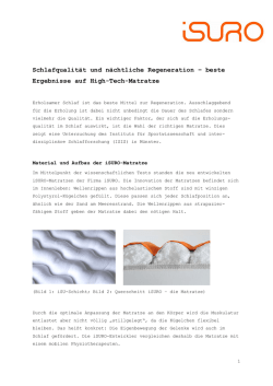 iSURO med Studie &ndash; Schlafqualit&auml;t