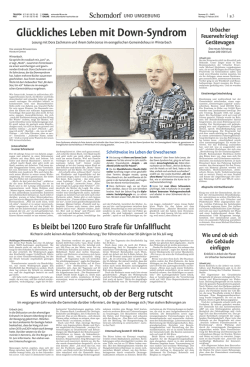 Gl&uuml;ckliches Leben mit Down