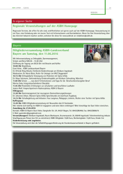Informationen und Programm