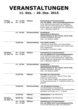 Hittisau Veranstaltungen