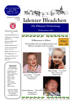 Ialenzer Bleadchen