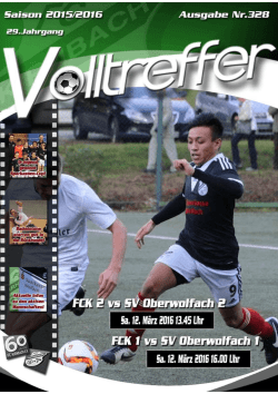 VOLLTREFFER # 328 – SV Oberwolfach