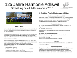 125 Jahre Harmonie Adliswil