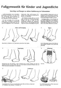 Übungsprogramm für Kinderfüße 02 - orthopaedie