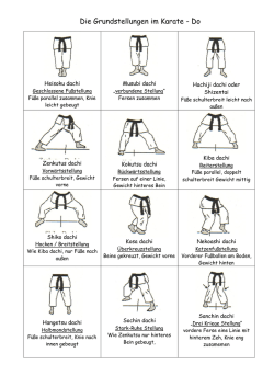 Grundstellungen im Karate-Do