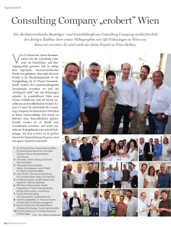 Consulting Company „erobert” Wien