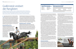 Grafenstolz erobert die Ranglisten
