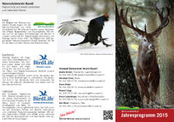 NVR-Programm 2015 - Naturschutzverein Ruswil