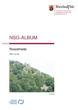 nsg-album - Landesamt für Umwelt, Wasserwirtschaft und