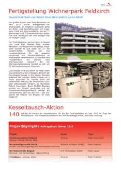 Fertigstellung Wichnerpark Feldkirch Kesseltausch