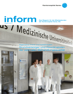 Inform April 2015 - Kantonsspital Aarau