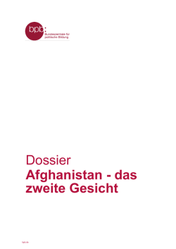 Afghanistan - das zweite Gesicht - Bundeszentrale f&uuml;r politische