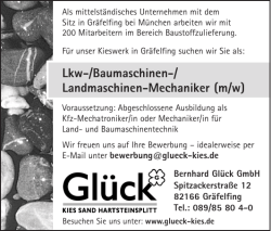 Lkw-/Baumaschinen-/ Landmaschinenmechaniker (m/w)