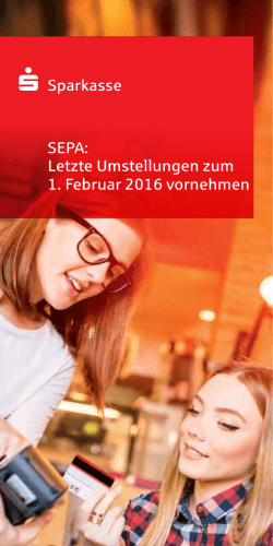 SEPA: Letzte Umstellungen zum 1. Februar 2016 vornehmen