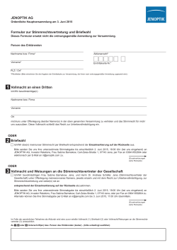 Vollmachtsformular (PDF | 0,08 MB)