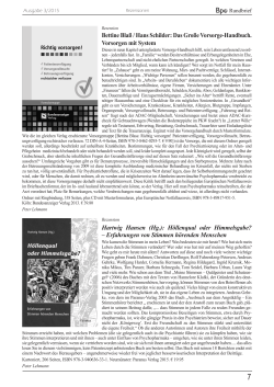 Rezension im BPE-Rundbrief - Peter Lehmann Antipsychiatrieverlag