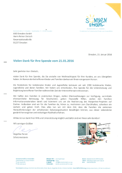 Spende - AXO DRESDEN GmbH