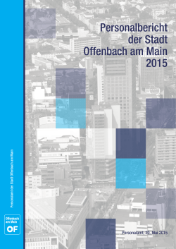 Personalbericht 2015 der Stadt Offenbach