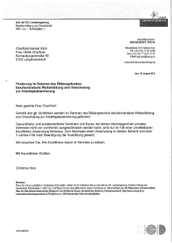 Allgemeine Informationen zur Bildungsförderung