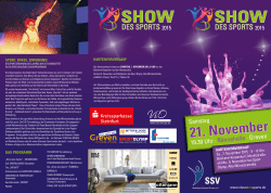 21. November - Show des Sports