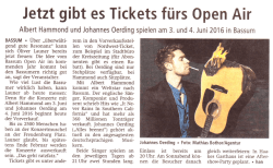 Jetzt gibt es Tickets f&uuml;rs Open Air - Bassum Open
