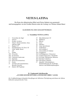 vetus latina
