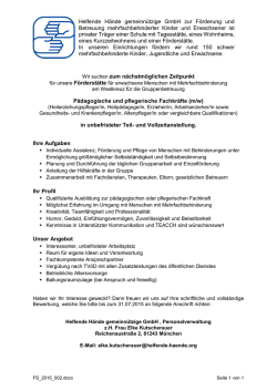 Helfende Hände gemeinnützige GmbH zur Förderung und
