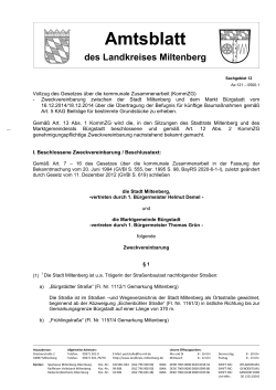 Amtsblatt - Landkreis Miltenberg