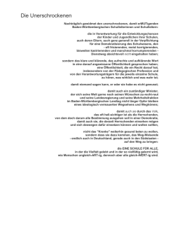 Die Unerschrockenen - L&auml;nger gemeinsam lernen