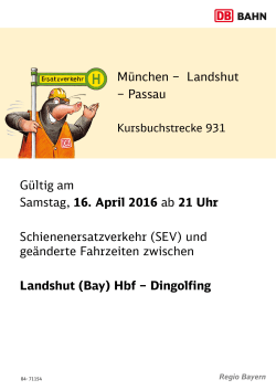 KBS 931 _ Passau Hbf - München Hbf _ 16. April 2016