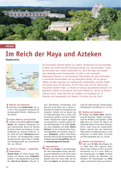 Im Reich der Maya und Azteken&prime;&prime; als PDF