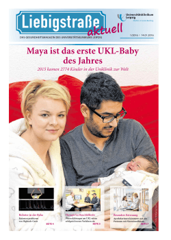 Maya ist das erste UKL-Baby des Jahres