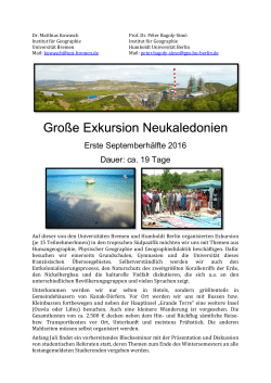 Infoblatt Große Exkursionen 2016