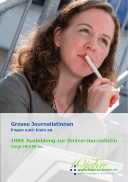 Grosse Journalistinnen
